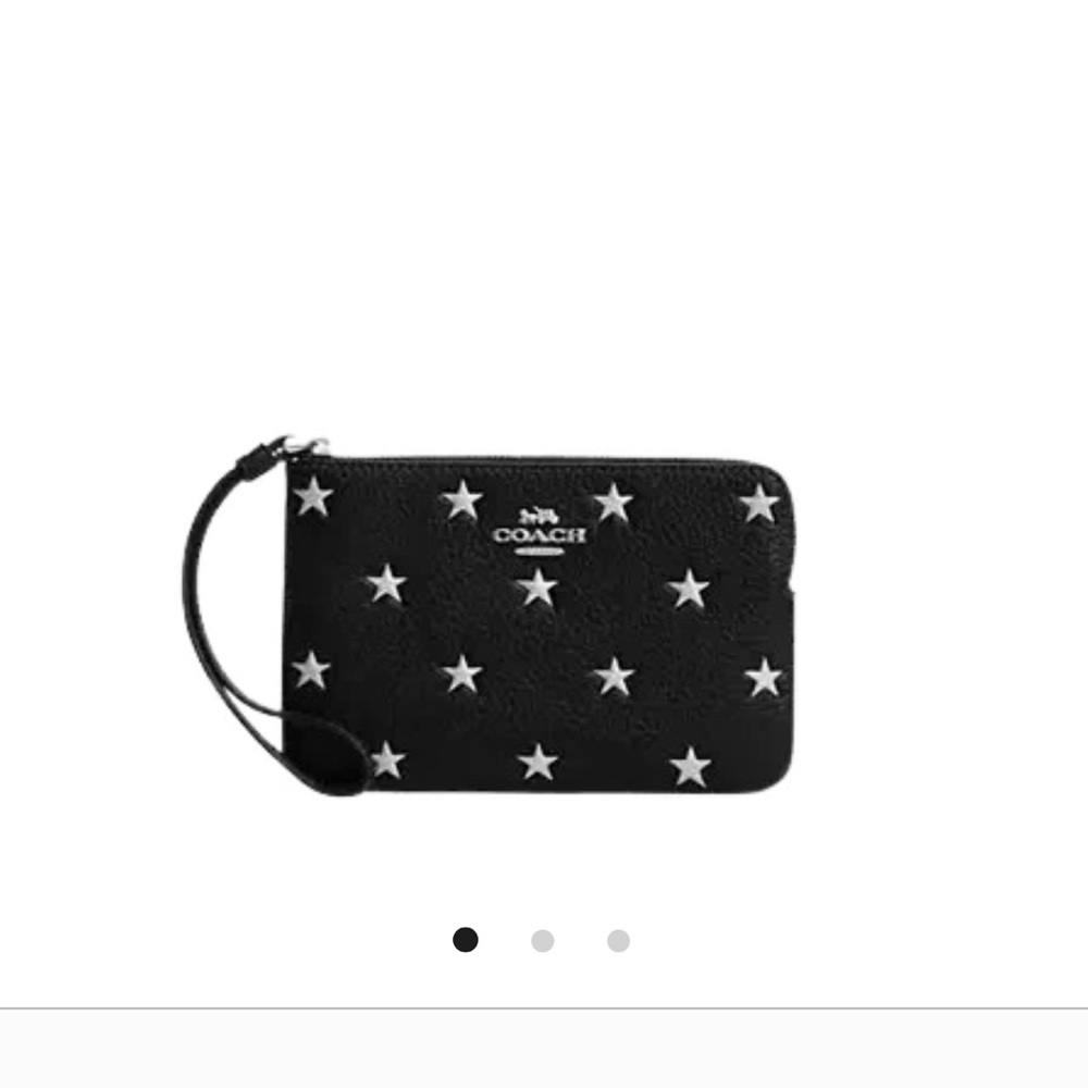 Coach Zip Wristlet with Star Print ⭐️